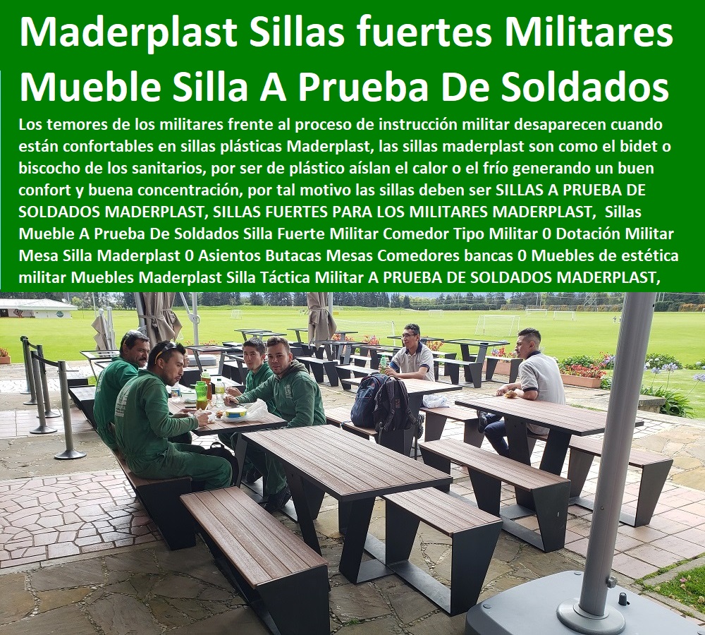 Sillas Mueble A Prueba De Soldados Silla Fuerte Militar Comedor Tipo Militar 0 Dotación Militar Mesa Silla Maderplast 0 Asientos Butacas Mesas Comedores bancas 0 Muebles de estética militar Muebles Maderplast Silla Táctica Militar Sillas Mueble A Prueba De Soldados Silla Fuerte Militar Comedor Tipo Militar 0 Dotación Militar Mesa Silla Maderplast 0 Asientos Butacas Mesas Comedores bancas 0 Muebles de estética militar Muebles Maderplast Silla Táctica Militar